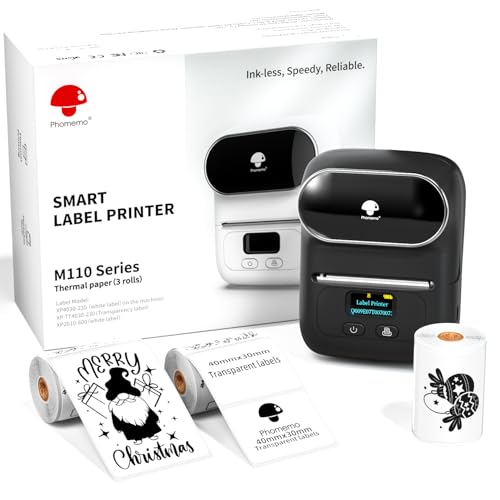 Phomemo M110 Etikettendrucker Test